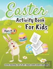 Easter Activity Book For Kids Ages 4-8
