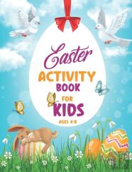 Easter Activity Book For Kids Ages 4-8