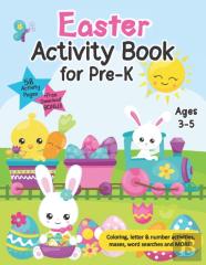 Easter Activity Book For Pre-K