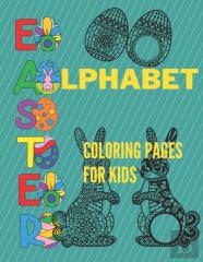 Easter Alphabet Coloring Pages For Kids