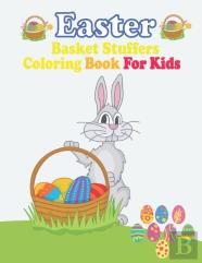 Easter Basket Stuffers Coloring Book For Kids