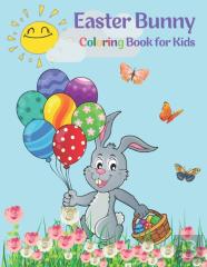 Easter Bunny Coloring Book For Kids