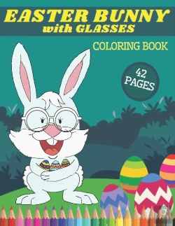 Bertrand.pt - Easter Bunny With Glasses Coloring Book