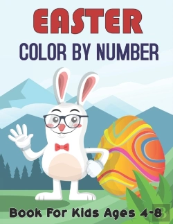 Bertrand.pt - Easter Color By Number Book For Kids Ages 4-8