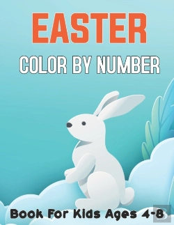 Bertrand.pt - Easter Color By Number Book For Kids Ages 4-8