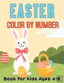 Bertrand.pt - Easter Color By Number Book For Kids Ages 4-8