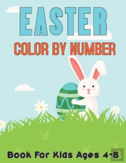 Bertrand.pt - Easter Color By Number Book For Kids Ages 4-8