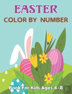 Bertrand.pt - Easter Color By Number Book For Kids Ages 4-8