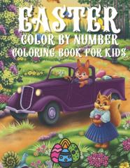 Easter Color By Number Coloring Book For Kids