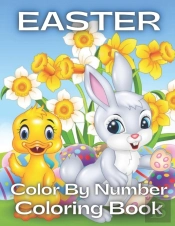 Easter Color By Number Coloring Book