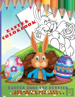 Bertrand.pt - Easter Colorbook - Coloring Activity Book For Kids Ages 4 To 8