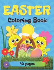 Easter Coloring Book, 40 Pages
