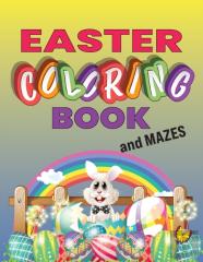Easter Coloring Book And Mazes