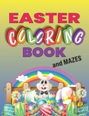 Easter Coloring Book And Mazes
