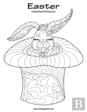 Easter Coloring Book For Grown-Ups 1
