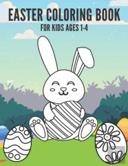Easter Coloring Book For Kids 1-4