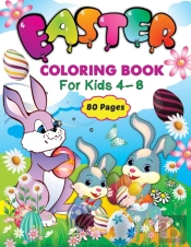 Easter Coloring Book For Kids 4-8
