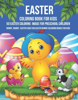 Bertrand.pt - Easter Coloring Book For Kids 50 Easter Coloring  Image For Preschool Children Bunny, Rabbit, Easter Eggs Fun Easter Bunny Coloring Books For Kids