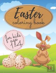 Easter Coloring Book For Kids Age 1-4