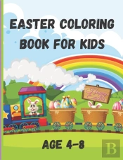 Easter Coloring Book For Kids Age 4-8