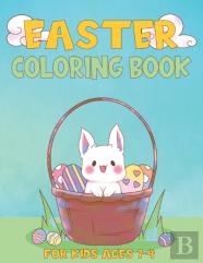 Easter Coloring Book For Kids Ages 1-4