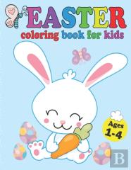 Easter Coloring Book For Kids Ages 1-4