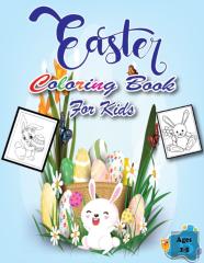 Easter Coloring Book For Kids Ages 2-5