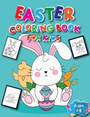 Easter Coloring Book For Kids Ages 2-5