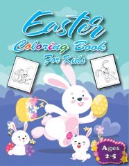Easter Coloring Book For Kids Ages 2-5