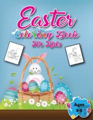 Easter Coloring Book For Kids Ages 2-5
