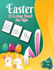 Easter Coloring Book For Kids Ages 2-5