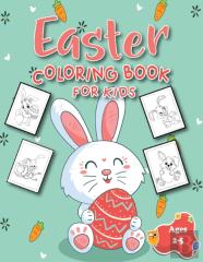 Easter Coloring Book For Kids Ages 2-5