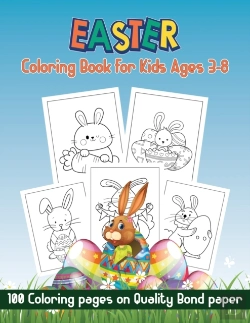 Bertrand.pt - Easter Coloring Book For Kids Ages 3-8