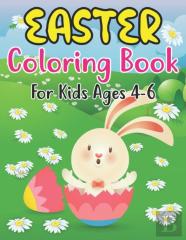 Easter Coloring Book For Kids Ages 4-6