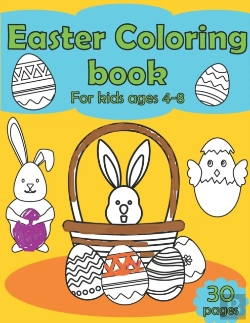 Bertrand.pt - Easter Coloring Book For Kids Ages 4-8, 30 Pages