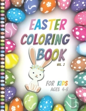 Easter Coloring Book For Kids Ages 4-8