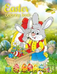Easter Coloring Book For Kids Ages 4-8