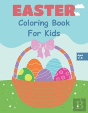 Easter Coloring Book For Kids Ages 4-8