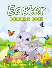 Easter Coloring Book For Kids Ages 4-8