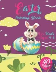 Easter Coloring Book For Kids Ages 4-8