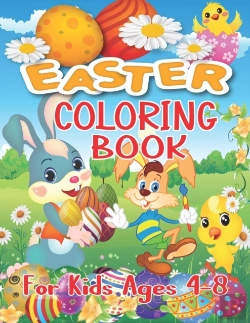 Bertrand.pt - Easter Coloring Book For Kids Ages 4-8