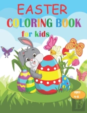 Easter Coloring Book For Kids Ages 4-8