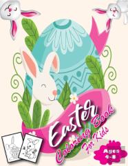 Easter Coloring Book For Kids Ages 4-8