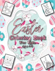 Easter Coloring Book For Kids Ages 4-8