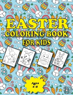 Bertrand.pt - Easter Coloring Book For Kids Ages 4-8