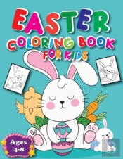 Easter Coloring Book For Kids Ages 4-8