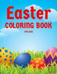 Easter Coloring Book For Kids Ages 4-8