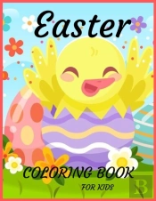Easter Coloring Book For Kids Ages 4-8