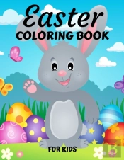 Easter Coloring Book For Kids Ages 4-8