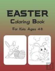 Easter Coloring Book For Kids Ages 4-8